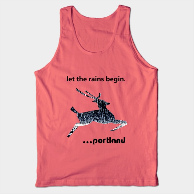 Rain Portland OR Tank Top by amigaboy